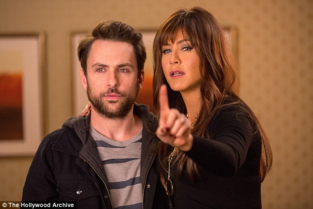 Hey there: In the last film, Aniston sexually harassed Charlie Day