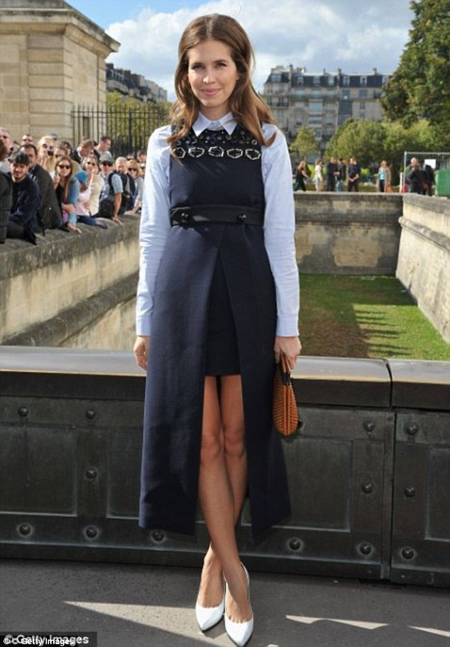 Dasha is a regularly at fashion shows pictured here looking glamorous at a Dior show in 2012