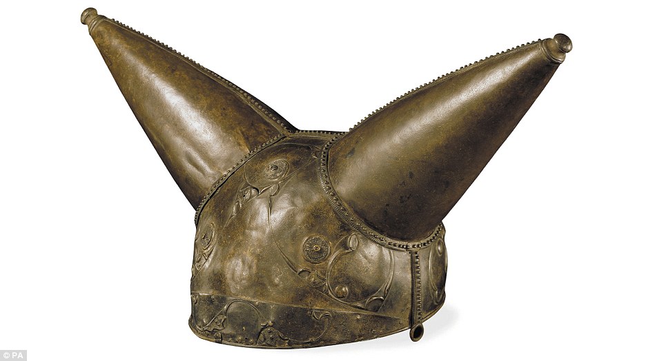 A forthcoming exhibition at the British Museum aims to iron out myths surrounding the Celtic people and will use extraordinary objects to tell their story. This horned helmet dating to between 150 and 50 BC, which was found in the River Thames is one star of the show. Julia Farley, of British Museum, said: 
