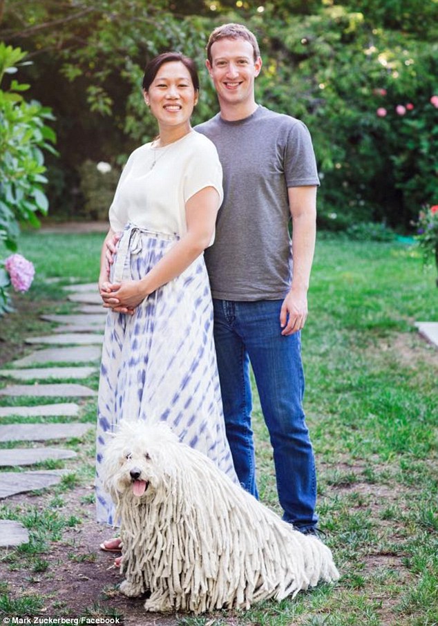 Expectant parents: Mark Zuckerberg and his wife, Priscilla Chan, posted a very personal pregnancy announcement online, revealing how they had suffered several miscarriages while trying for a child. Now the couple has received an extraordinary outpouring of emotions from people across the world