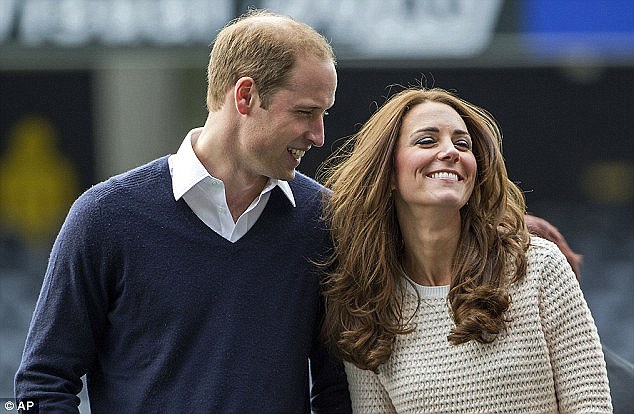 The Duke and Duchess of Cambridge are the globe