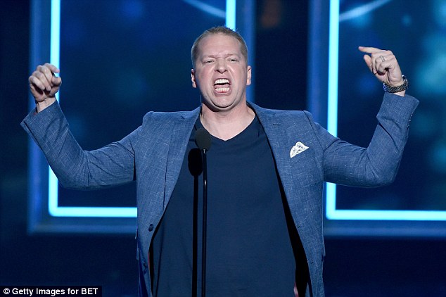 Scandal: In his controversial routine, Gary Owen (pictured) told the audience how his disabled cousin contracted a sexually transmitted disease from another 