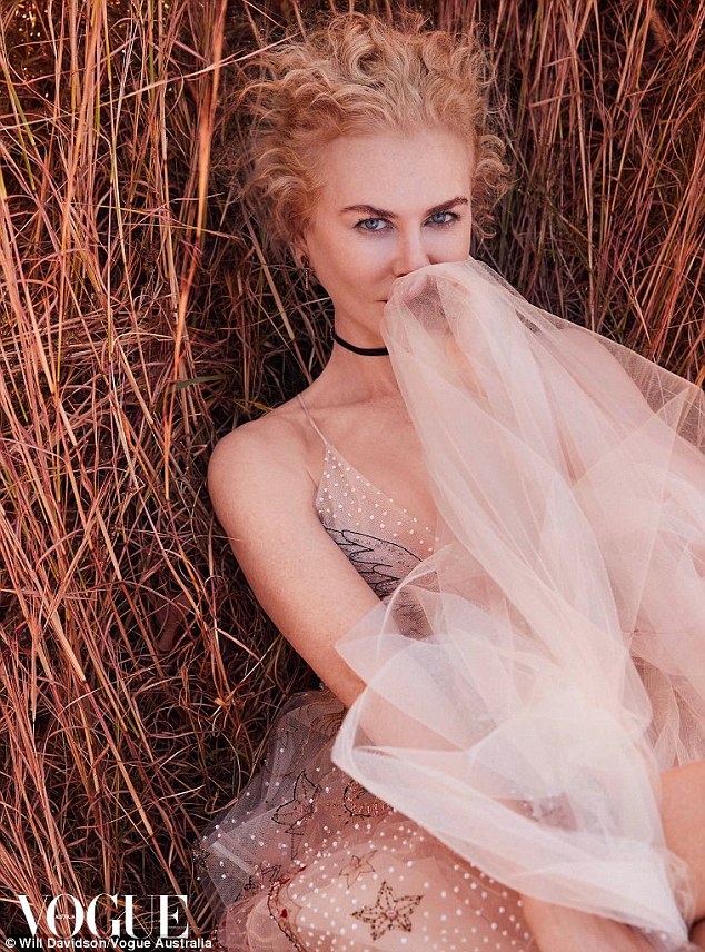 Glowing: Nicole Kidman stuns in the latest issue of Australian Vogue magazine 