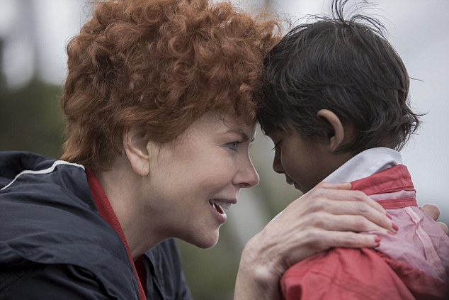 Hitting home: Nicole Kidman has admitted her latest film Lion was a personal one, as she plays the adoptive mother to an Indian-born son who goes in search of his biological parents