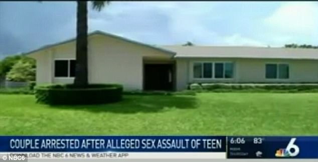 The couple allegedly committed sexual abuse on the 14-year-old in this house above in Cutler Bay