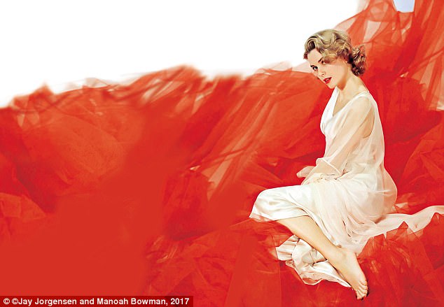 A WINDOW INTO HER SOUL: Grace Kelly poses seductively in a nightgown for a scene from Rear Window (1954). By casting her as the overtly sensuous Lisa Fremont, Alfred Hitchcock transformed the seemingly cool, restrained Kelly into a sex symbol. Co-star James Stewart later said: ‘We were all so crazy about Grace Kelly. Everyone just sat around and waited for her to come in the morning, so we could just look at her, me included’