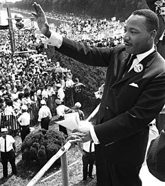 Мартин Лютер Кинг. Архивное фото (c)AFP