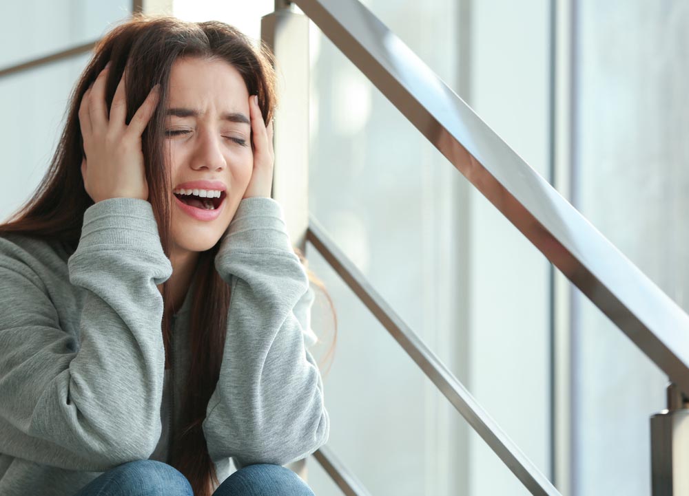 Как справиться со слезами или паникой
