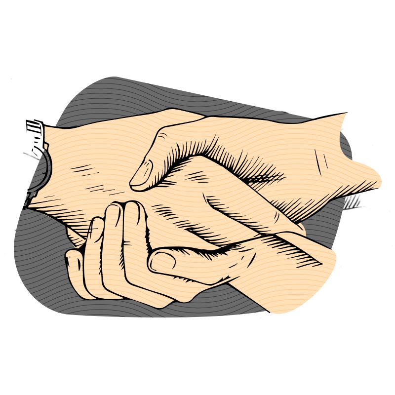 Рукостискання, ілюстрації для блогів