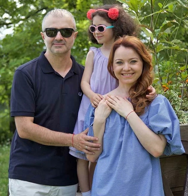 Актриса Валентина Рубцова с мужем и дочкой