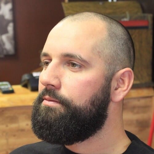 Buzz Cuts with Thick Beards
