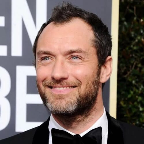 Jude Law Hairstyles for Receding Hairlines