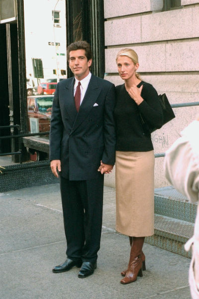 Джон Кеннеди-младший с супругой