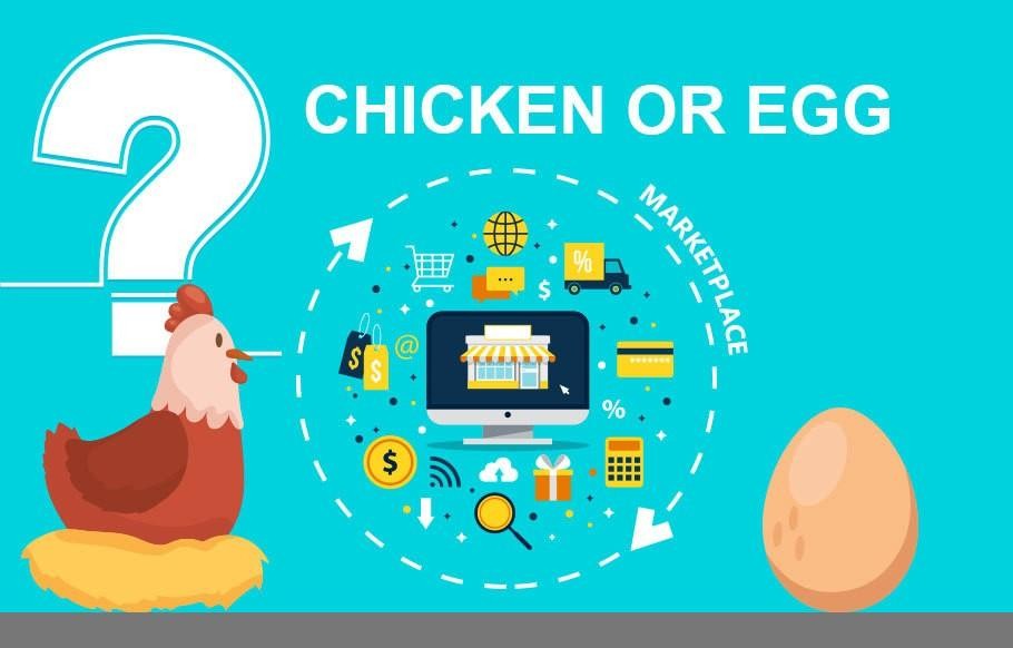 About the chicken and egg strategy problem