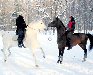 И Мария, и Елена КОРОЛЕВЫ увлекаются конным спортом