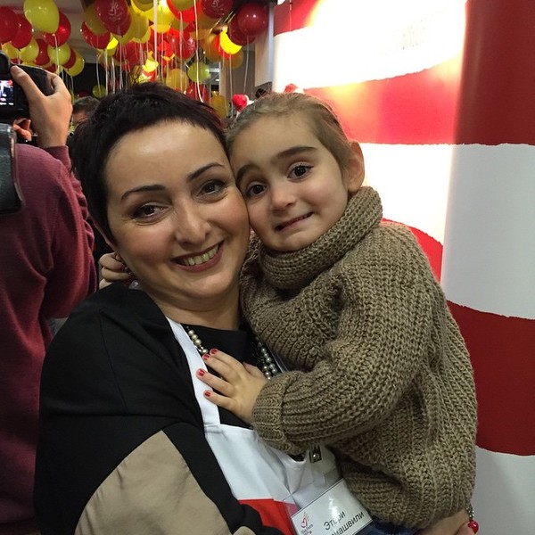 Этери Бериашвили с дочерь Софико