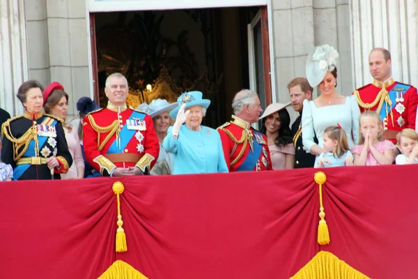Queen Elizabeth London June 2018 Meghan Markle Prince Harry Prince Stock Photo