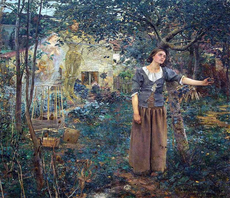 Видение Жанны д Арк (Жюль Бастьен-Лепаж, 1879 год)