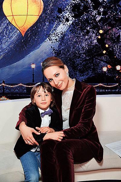 Дарья Златопольская и ее сын Лев