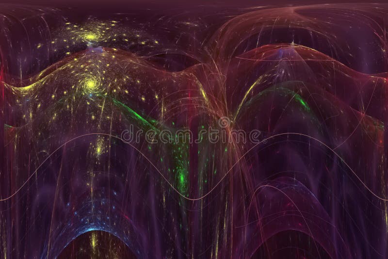 Abstract digital texture shape sparkle motion imagination graphic science cosmic dynamic explosion flame power beautiful. Abstract digital fractal fantasy design stock illustration