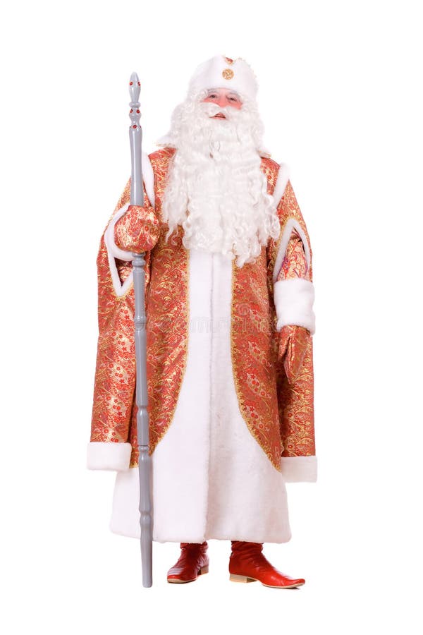 Ded Moroz (Father Frost). Russian Christmas character Ded Moroz (Father Frost royalty free stock photo