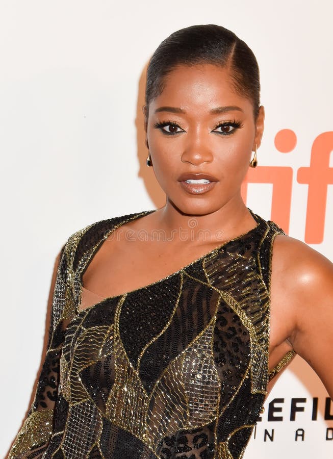 Keke Palmer at premiere of Hustlers at Toronto International Film Festival. Akeelah and the Bee star and screammovie star . teen actress and talent black woman stock photos