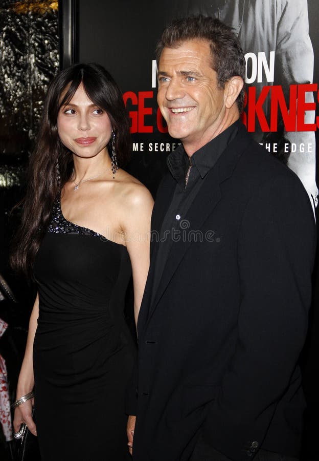Mel Gibson and Oksana Grigorieva royalty free stock images