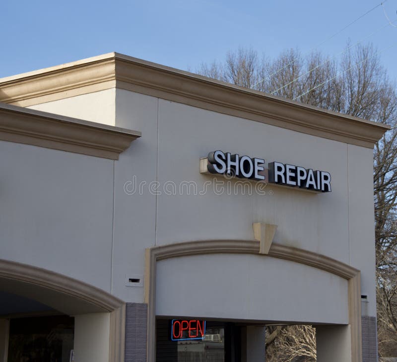 Shoe Repair and Cobbler stock image