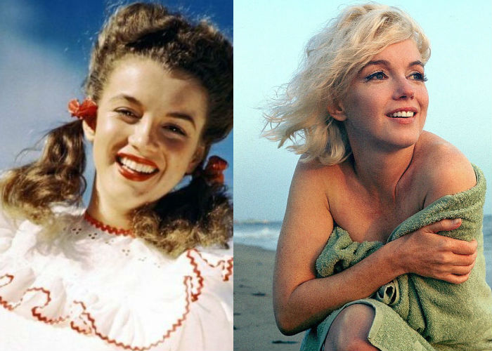 Актриса XX века красавица Мэрилин Монро до и после пластики лица фото