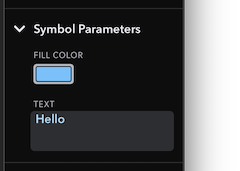 Inspector for Symbol Layer Parameters