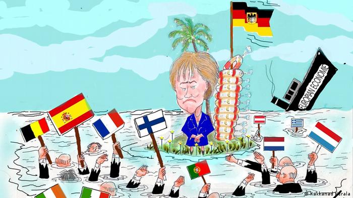 Меркель на острове думает, кому из утопающих бросить спасательный круг