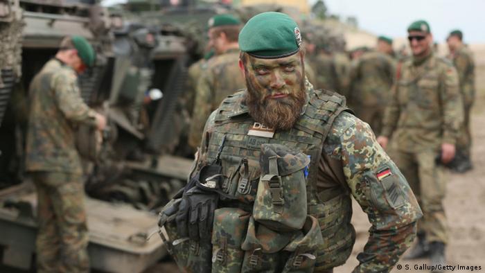German soldier taking part in military exercises for VJTF (S. Gallup/Getty Images)