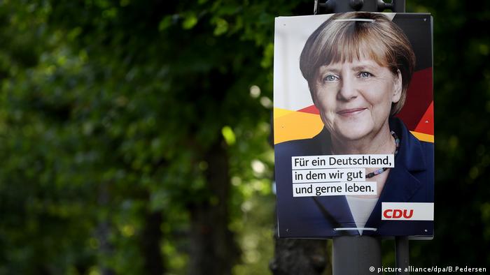 Предвыборный плакат ХДС, Ангела Меркель, выборы в бундестаг-2017
