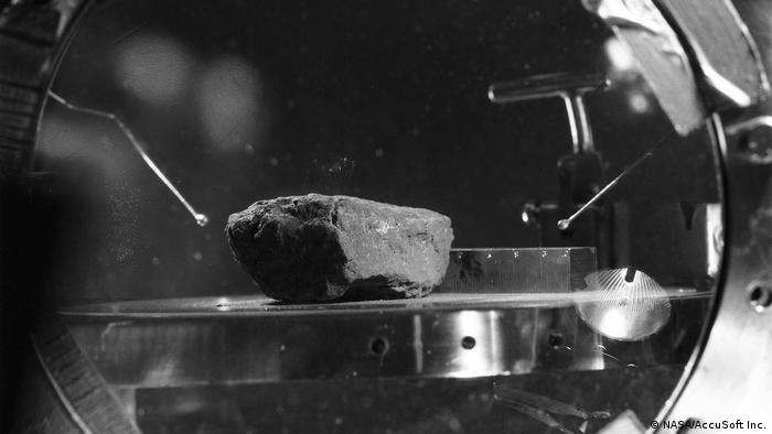 One of the first lunar rock samples.