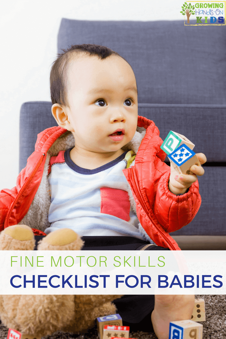 Fine Motor Skills Checklist for Babies