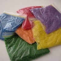 how to make sensory rice bags