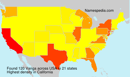 Surname Vanga in USA