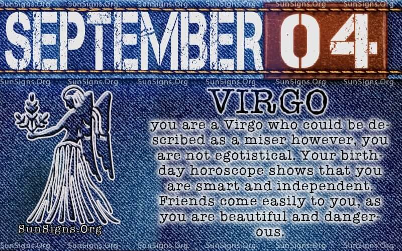 September 4 virgo