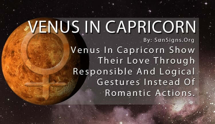 The  Venus In Capricorn