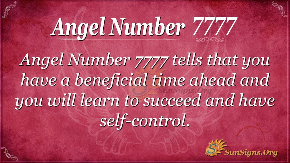 Angel Number 7777