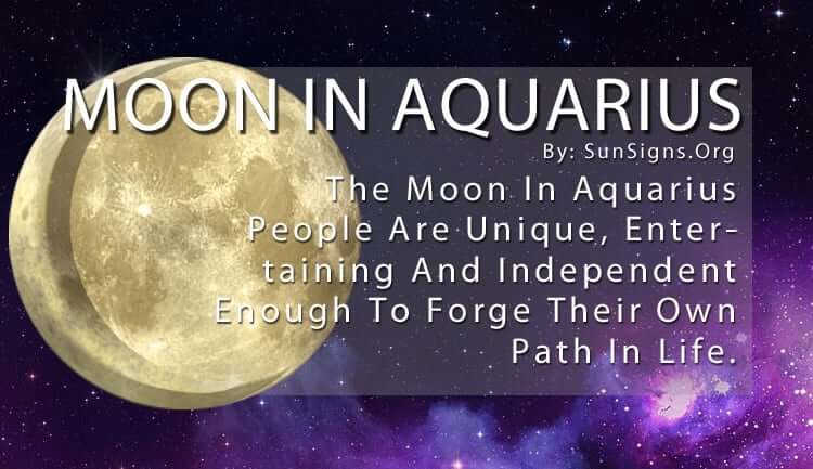 The Moon In Aquarius