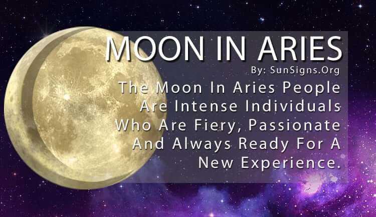 The Moon In Aries