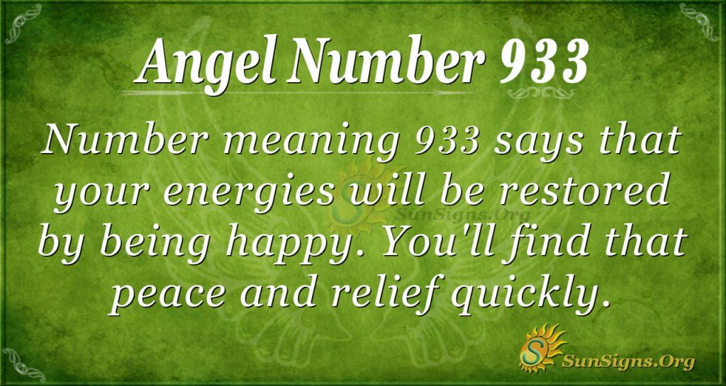 angel number 933