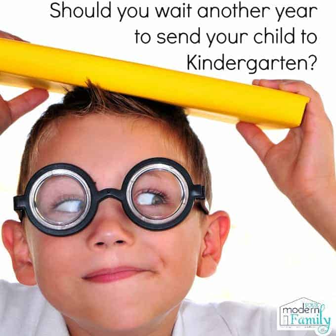 link to wait to send child to Kindergarten post
