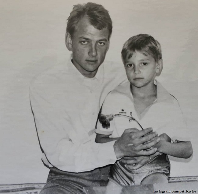 Петр Кислов с сыном Андреем